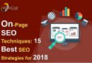 ON-PAGE SEO TECHNIQUES: 15 BEST SEO STRATEGIES FOR 2018