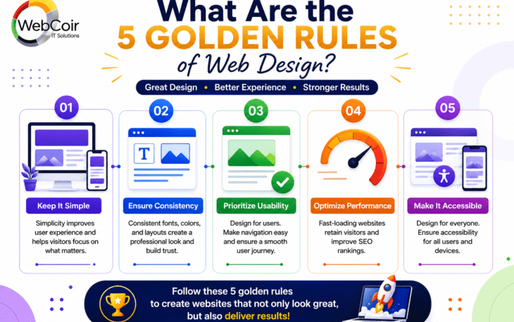5 Golden Rules of Web Design